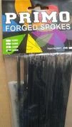 Спиці Primo Forged _182мм_, 50шт, спиць чорних + 50шт ніпелів латунних 14мм - 1