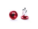 Баренди ODI Aluminum End Plugs w/Lasered Logo Red - 4