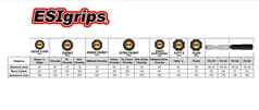 Гріпси ESI XL 6.75" Chunky Black (чорні) - 7