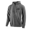 Худі TLD Mix Zip Up Hoodie (Gunmetal Heather) Розмір Sm - 1