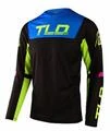 Джерсі TLD Sprint Jersey Fractura [BLk/Yellow] XL - 1
