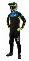 Джерсі TLD Sprint Jersey Fractura [BLk/Yellow] XL - 4