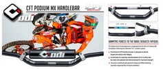 Мото кермо ODI MX Handlebars, "CFT" Podium, КС4-Р904Bend Black - 3
