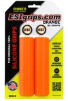 Гріпси ESI Ribbed Extra Chunky Orange Silicone Bicycle Grips - 1