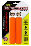 Гріпси ESI Ribbed Chunky Orange Silicone Bicycle Grips - 1