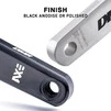 Шатуни DMR AXE Cranks Armset Laser Etched Black 165 mm - 4