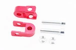 Удлинитель заднего амортизатора 25мм к-кт 2шт, красный - 1