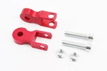 Удлинитель заднего амортизатора 45мм к-кт 2шт + болты + гайки, красный - 1