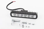 Фара дополнительная светодиодная влагозащитная - 6 LED с креплением, прямоугольная 150*37мм - 1