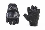 Перчатки мотоциклетные без пальцев L-Чёрные, тип 2 - 1