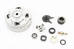 Зчеплення тридискове в зборі (кошик) Active 110cc - "автомат" + 12 деталей - 1