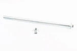 Вісь переднього колеса d12mm; L243mm + гайка - 1