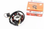 Статор магнето (генератора) Suzuki LET'S ІІІ (6+1 котушок роз'єм "мама 3") - 1