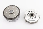 Сцепление, маховик в сборе (6 болтов, маховик 70T) CB-150/200cc, тип1 - 1