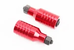 Пеги для самоката 55 мм, алюмінієві, червоні, к-кт - 1