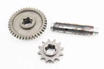Редуктор фрезы R175/180N/190N/195N - Вал первичный + звезда Z-12 + Шестерня Z-40 81-1 - 1