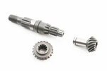 Вал редуктора нижнього + шестерня 2шт 7T, к-кт 3шт - 1