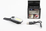 Фонарь передний 12 диодов 120 lumen, Li-ion 3.7V 300mAh зарядка от USB, влагозащитный, ZH1608 - 1