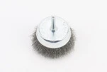 Щітка торцева зі стрижнем 1/4" D-75мм з рифленого дроту BT-9075 - 1