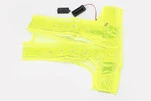 Жилет безпеки світловідбиваюча сітка LED, XL (58*56см) - 2