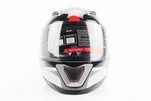 Шлем интеграл, закрытый BLD-M62 М (57-58см), ЧЕРНЫЙ/БЕЛО-КРАСНЫЙ - 4