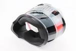 Шлем кроссовый/эндуро/АТV со стеклом BLD-819-7 М (57-58см),  ЧЕРНЫЙ/СЕРО-КРАСНЫЙ - 2