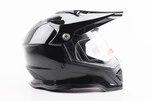 Шлем кроссовый/эндуро/АТV со стеклом BLD-819-7 L (59-60см), ЧЕРНЫЙ глянец - 3