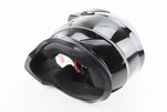 Шлем кроссовый/эндуро/АТV со стеклом BLD-819-7 S (55-56см), ЧЕРНЫЙ глянец - 2