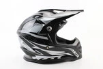Шлем кроссовый/эндуро/АТV BLD-819-7 М (57-58см), ЧЕРНО-БЕЛЫЙ - 3
