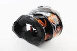 Шлем кроссовый/эндуро/АТV BLD-819-7 S (55-56см), ЧЕРНО-ОРАНЖЕВЫЙ - 2