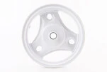 Диск колісний передній Honda DIO бараб. гальма (сталевий), БІЛИЙ - 3