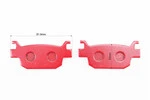 Гальмівні колодки (дискові) Honda SH150/NSS300 к-кт червоні - 2