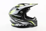 Шлем кроссовый/эндуро/АТV BLD-819-7 М (57-58см), ЧЕРНЫЙ/НЕОНОВО-ЖЕЛТЫЙ - 3