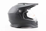 Шлем кроссовый/эндуро/АТV со стеклом BLD-819-7 L (59-60см), ЧЕРНЫЙ матовый - 3