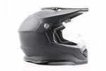 Шлем кроссовый/эндуро/АТV со стеклом BLD-819-7 М (57-58см), ЧЕРНЫЙ матовый - 3