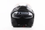 Шолом відкритий+відкидні окуляри BLD-708 S (55-56см), ЧОРНИЙ глянець - 5