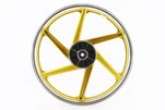 Диск задний литой 1,6-17" ALPHA/ACTIVE "лучи", жёлтый - 3