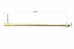 Вісь заднього колеса d12mm; L210mm + гайка - 2