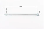 Вісь переднього колеса d10mm; L180mm + гайка, 5 шт - 2