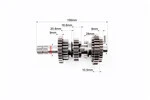 Коробка передач (два вали з шестернями) СG-200cc "вал первинний 11зуб." - 4