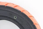 Шина 3,50-10 безкамерна, помаранчеві смужки, шосейний малюнок 6003 - 3