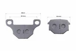 Гальмівні колодки (дискові) Viper 125J; V150A/Suzuki GS-125; GX-125; SJ-125/Wuyang Wy-125/Branson - 2