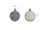 Гальмівні колодки Disk-brake (Xiaomi Mijia M365 Pro, Zoom DB250,350,450,550), чорні YL-1013 - 2