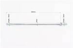 Вісь маятника d10mm; L250mm + гайки - 2