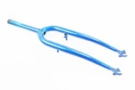 Вилка 26" з різьбою 1" (25,4мм), шток 200мм, V-brake, синя - 2