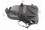 Сумка під сидіння (Bikepacking) 12L, кріпл. швидкознімне, чорно-сіра - 4