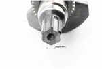 Коленвал 186F (Dшейки-40mm, H-118,0mm) под шлиц +шестерни+подшипник, запрессованный - 3