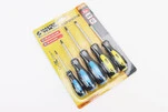 Викрутки набір 5шт PH0/PH1x75мм PH2x100мм SL5x75мм SL6x100мм 40-1505 - 2