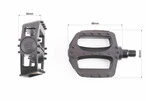 Педалі CHILD 1/2" (97x80x23mm) пластикові, чорні NW-310S - 2