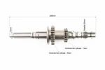 Вал КПП первинний + шестерня Z-14x25 к-кт - 2